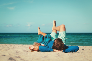 Relaxation sur la plage